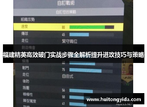 福建精英高效破门实战步骤全解析提升进攻技巧与策略